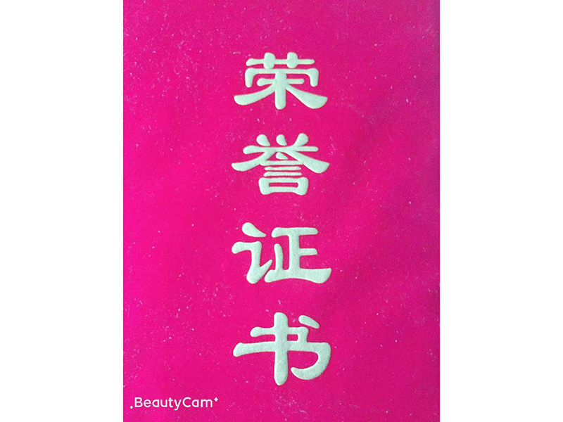 榮譽(yù)證書(shū)